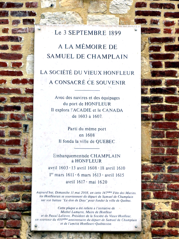 Champlain plaque